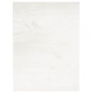 Килим OVIEDO с къс косъм, кремав, 240x340 см