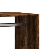 Гардероб, опушен дъб, 77x48x102 см, инженерно дърво