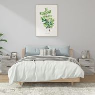 Нощни шкафчета, 2 бр, сив сонома, инженерно дърво