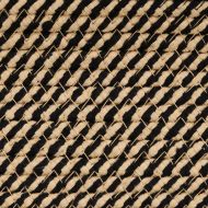 Кош за съхранение с капак черно и бежово Ø37x50 см памук