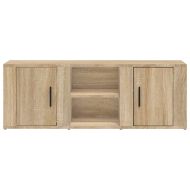 ТВ шкаф, сонома дъб, 100x31,5x35 см, инженерно дърво