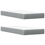 Легло с матрак, бял, 200x200 см, борово дърво масив