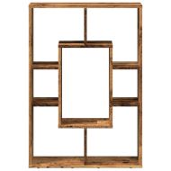 Библиотека, старо дърво, 63x20x90 см, инженерно дърво