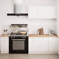 Кухненски работен плот, 140x63,5x2,7 см, дъб масив, правоъгълна