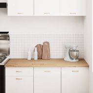 Кухненски работен плот, 140x63,5x2,7 см, дъб масив, правоъгълна