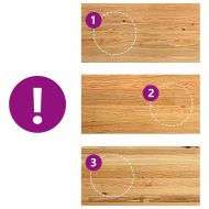 Прозоречни первази, 2 бр, светлокафяви, 80x40x2 см, дъб масив