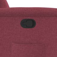 Стол реклайнер, виненочервен, текстил