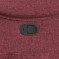 Стол реклайнер, виненочервен, текстил