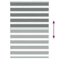 Зеброва щора 115x150 см Ширина на плата 110,9 см Полиестер