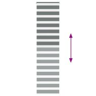 Зеброва щора 65x230 см Ширина на плата 60,9 см Полиестер