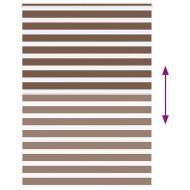 Зеброва щора 165x230 см Ширина на плата 160,9 см полиестер