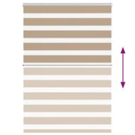Зеброва щора 105x150 см Ширина на плата 100,9 см полиестер