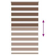 Зеброва щора кафяв 80x150 см ширина на плата 75,9 cm полиестер