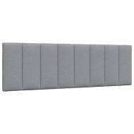 Легло с матрак Hanko, светлосиво, 160x200 см, плат