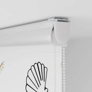 Ролетна щора за душ с касета 100x240 см Ширина на плата 96 см