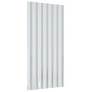 Покривни панели 12 бр поцинкована стомана сиви 80х36 см