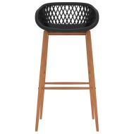 Бар комплект от 7 части, бяло и черно