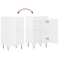 Бюфет бял 40x35x70 см инженерно дърво