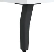 Висок шкаф, бял, 34,5x34x180 см, инженерно дърво