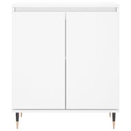 Сайдборд, бял, 60x35x70 см, инженерно дърво