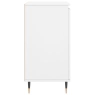 Сайдборд, бял, 60x35x70 см, инженерно дърво