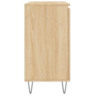 Сайдборд, дъб сонома, 101,5x35x70 см, инженерно дърво