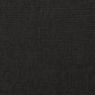 Табуретка с дървени крака, черна, текстил