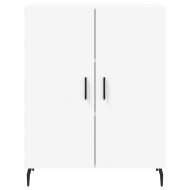 Висок шкаф, бял, 69,5x34x180 см, инженерно дърво