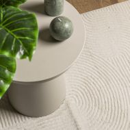 Килим "IZA" с къс косъм, скандинавски вид, кремав, 240x340 см