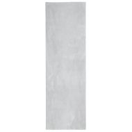 Килим HUARTE с къс косъм, мек и миещ се, сив, 80x250 см