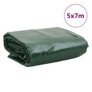 Брезент зелен 5x7 м 650 г/м²