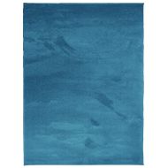 Килим OVIEDO с къс косъм, тюркоаз, 240x340 см