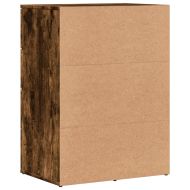 Сайдборди, 2 бр, опушен дъб, 59x39x80 см, инженерно дърво