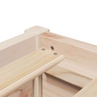 Рамка за легло без матрак, 100x200 см, бор масив