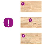 Кухненски работен плот, 120x63,5x2,7 см, дъб масив, правоъгълна