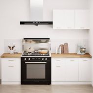 Кухненски работен плот, 120x63,5x4 см, дъб масив, правоъгълна