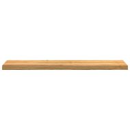 Прозоречни первази, 2 бр, светлокафяви, 120x30x2 см, дъб масив