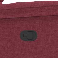 Стол реклайнер, виненочервен, текстил