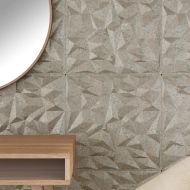 Стенни панели 12 бр бетон 50x50 см XPS 3 м² аметист