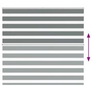 Зеброва щора 165x150 см Ширина на плата 160,9 см Полиестер