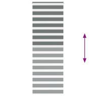 Зеброва щора 75x230 см Ширина на плата 70,9 см Полиестер