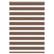 Зеброва щора кафяв 100x150 см ширина на плата 95,9 cm полиестер