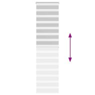 Зеброва щора 65x200 см Ширина на плата 60,9 см Полиестер
