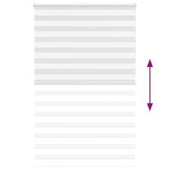 Зеброва щора бял 150x200 см ширина на плата 145,9 см полиестер