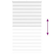 Зеброва щора бял 120x200 см ширина на плата 115,9 см полиестер