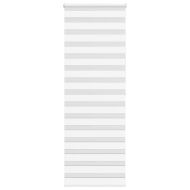 Зеброва щора бял 90x200 см ширина на плата 85,9 cm полиестер