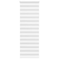 Зеброва щора бял 70x230 см ширина на плата 65,9 cm полиестер