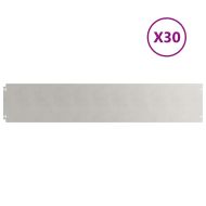 Кантчета за тревни площи 30 бр. 20x103 см Неръждаема стомана