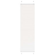 Плисирана щора Бяла 60x200 cm Ширина на плата 59,4 cm Полиестер