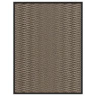 Изтривалка, кафява, 90x120 см